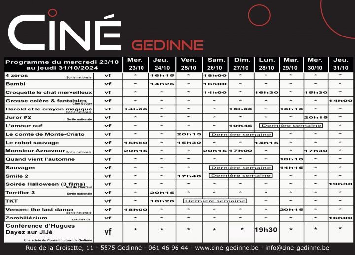 wellin,commune,cinéma,gedinne,ciné-gedinne,ouverture,film,programme,blog,province,luxembourg,namur,philippe,alexandre,asbl,salle,sortie,nationale,première