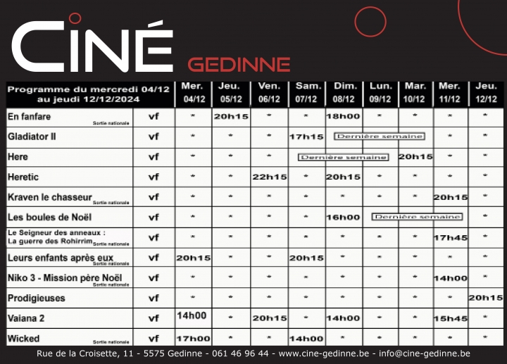 wellin,commune,cinéma,gedinne,ciné-gedinne,ouverture,film,programme,blog,province,luxembourg,namur,philippe,alexandre,asbl,salle,sortie,nationale,première