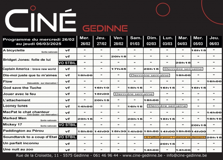 wellin,commune,cinéma,gedinne,ciné-gedinne,ouverture,film,programme,blog,province,luxembourg,namur,philippe,alexandre,asbl,salle,sortie,nationale,première