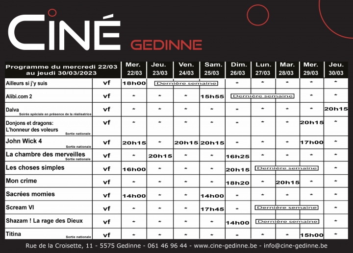 wellin,commune,cinéma,gedinne,ciné-gedinne,ouverture,film,programme,blog,province,luxembourg,namur,philippe,alexandre,asbl,salle,sortie,nationale,première