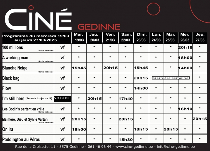 wellin,commune,cinéma,gedinne,ciné-gedinne,ouverture,film,programme,blog,province,luxembourg,namur,philippe,alexandre,asbl,salle,sortie,nationale,première