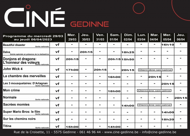 wellin,commune,cinéma,gedinne,ciné-gedinne,ouverture,film,programme,blog,province,luxembourg,namur,philippe,alexandre,asbl,salle,sortie,nationale,première